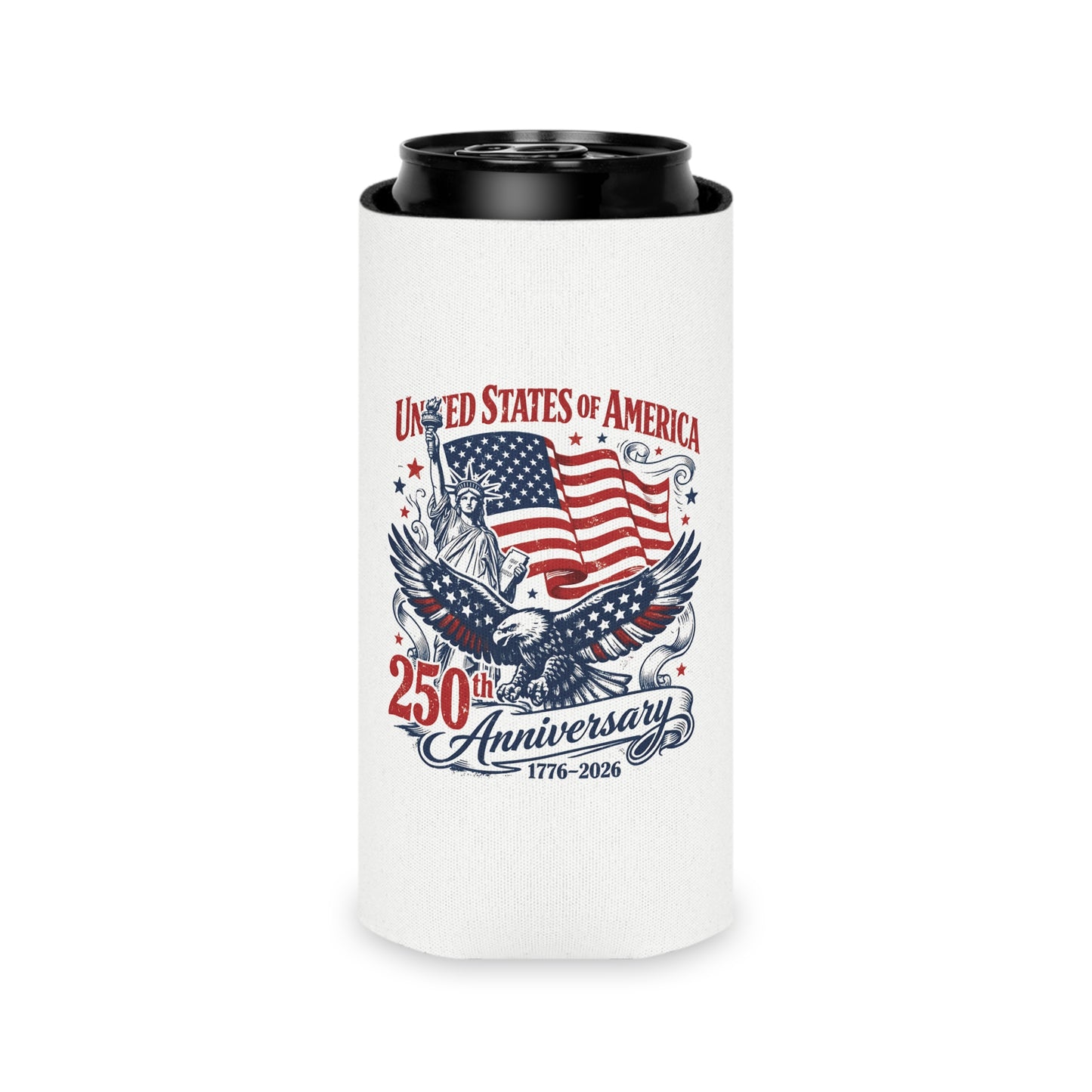 Koozie United States 250th Anniversary- slim/ regular