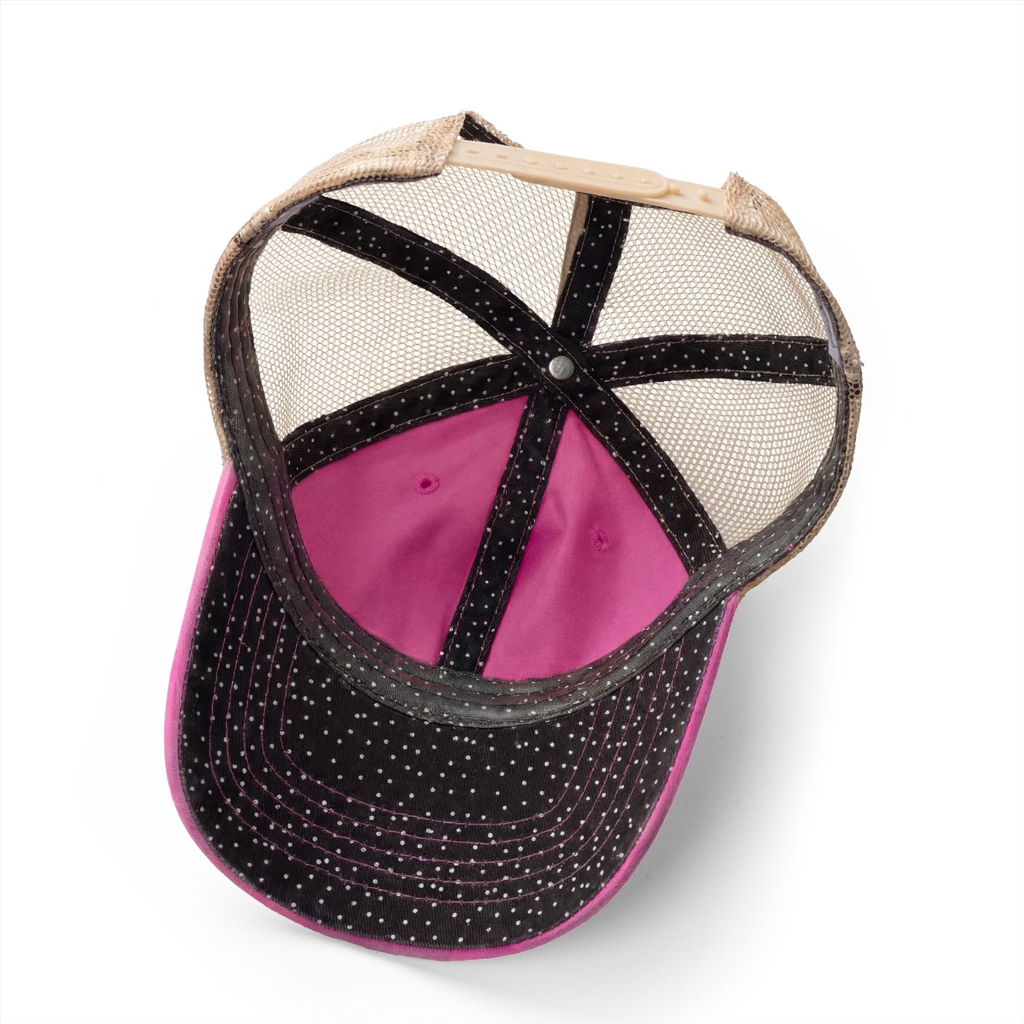 Hit The Dang Ball Women's Washed Mesh-Back Cap With Printed Bill