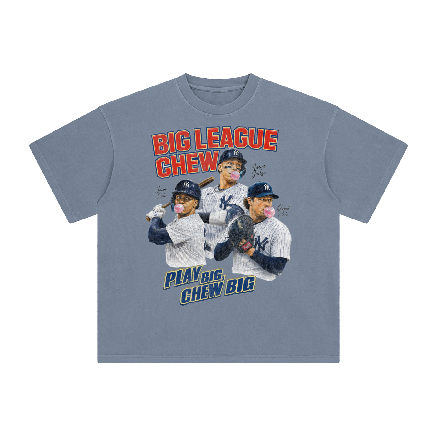 New York Big League Vintage Baseball Graphic T-Shirt