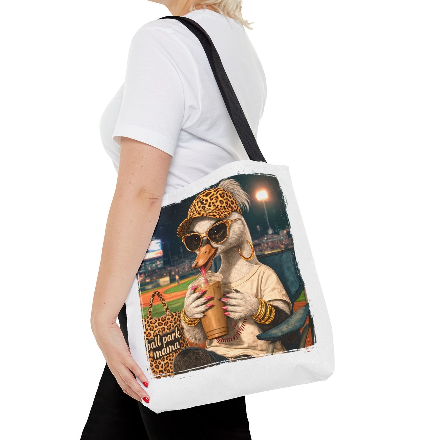 Baseball Mama Silly Goose Tote Bag