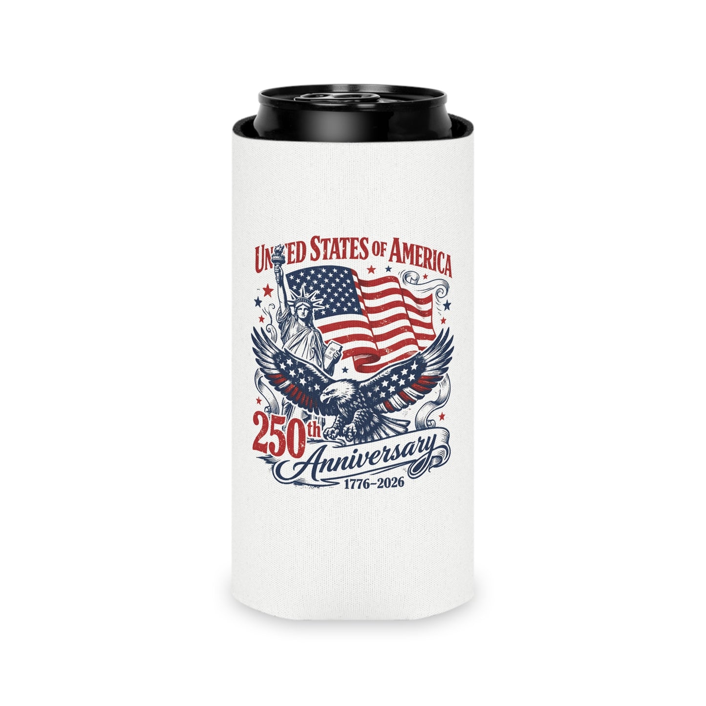Koozie United States 250th Anniversary- slim/ regular