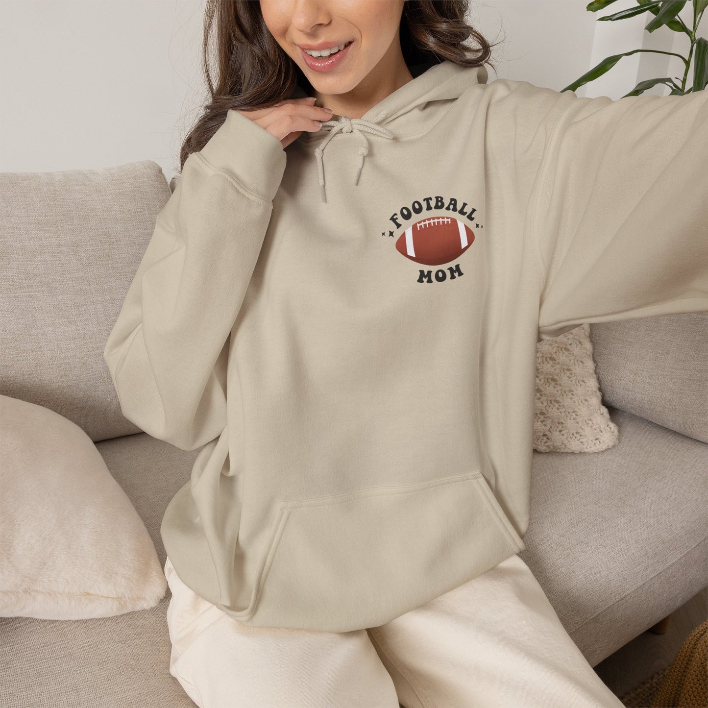 Football Mom Hoodie — 'In My Football Mom Era' Graphic Pullover