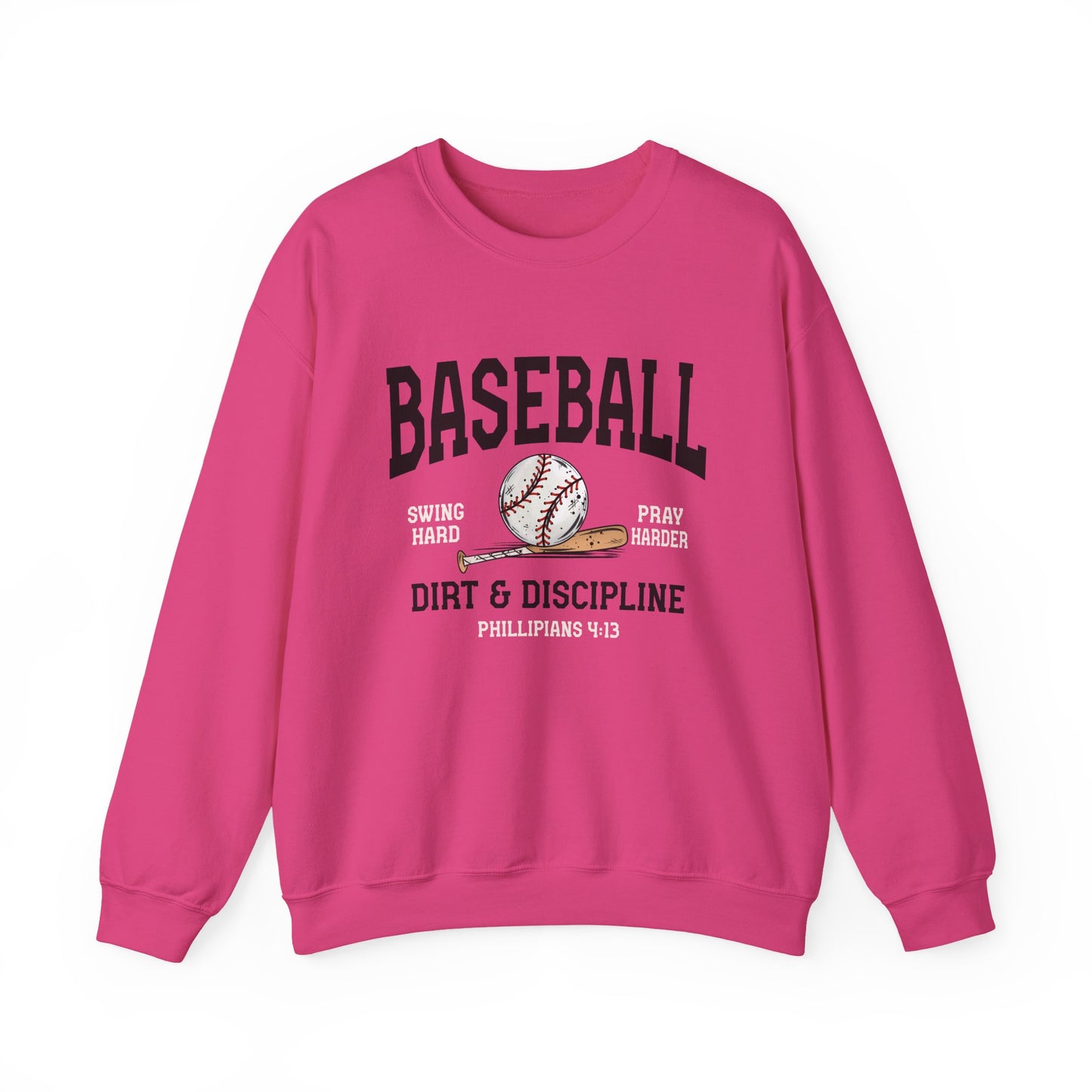 Baseball Dirt & Discipline Crewneck Sweatshirt