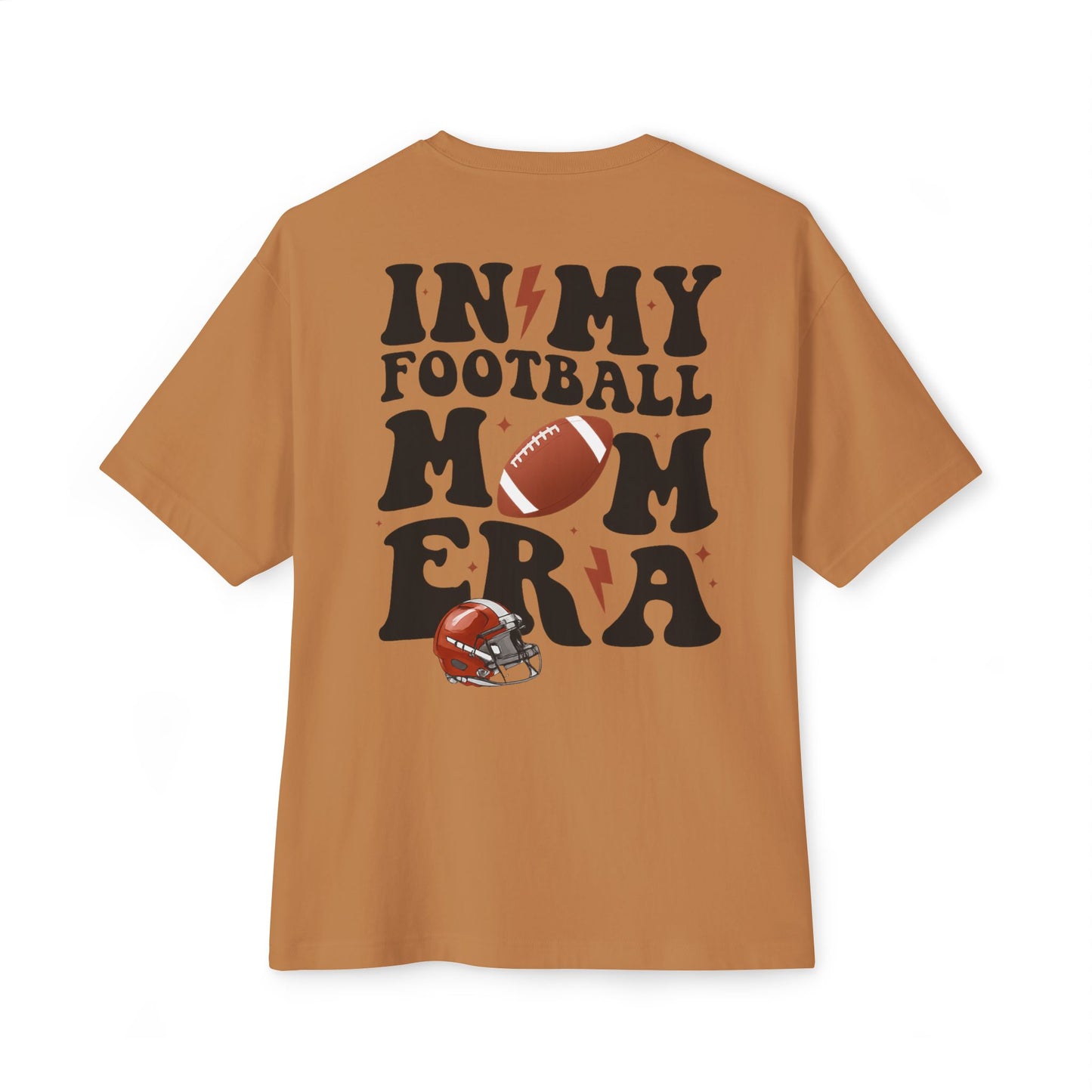 In MyFootball Mom Era Oversized Boxy Tee