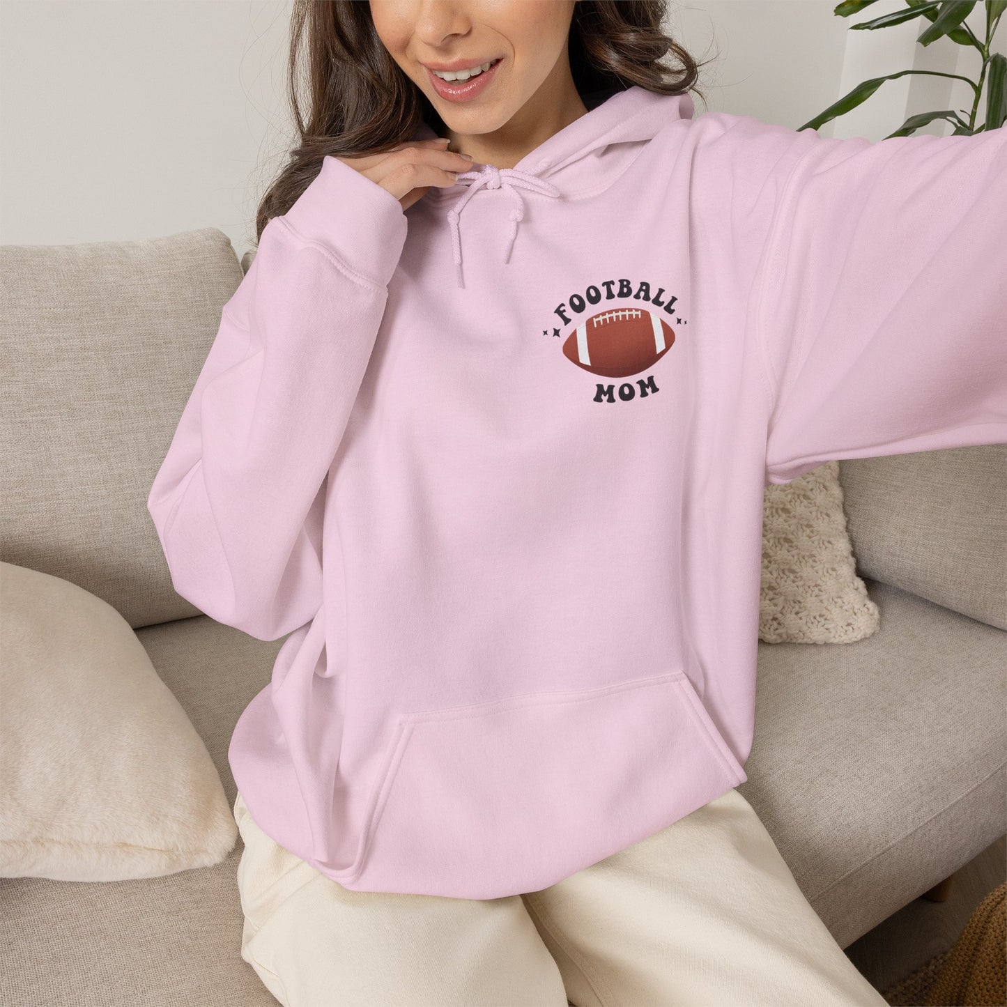 Football Mom Hoodie — 'In My Football Mom Era' Graphic Pullover