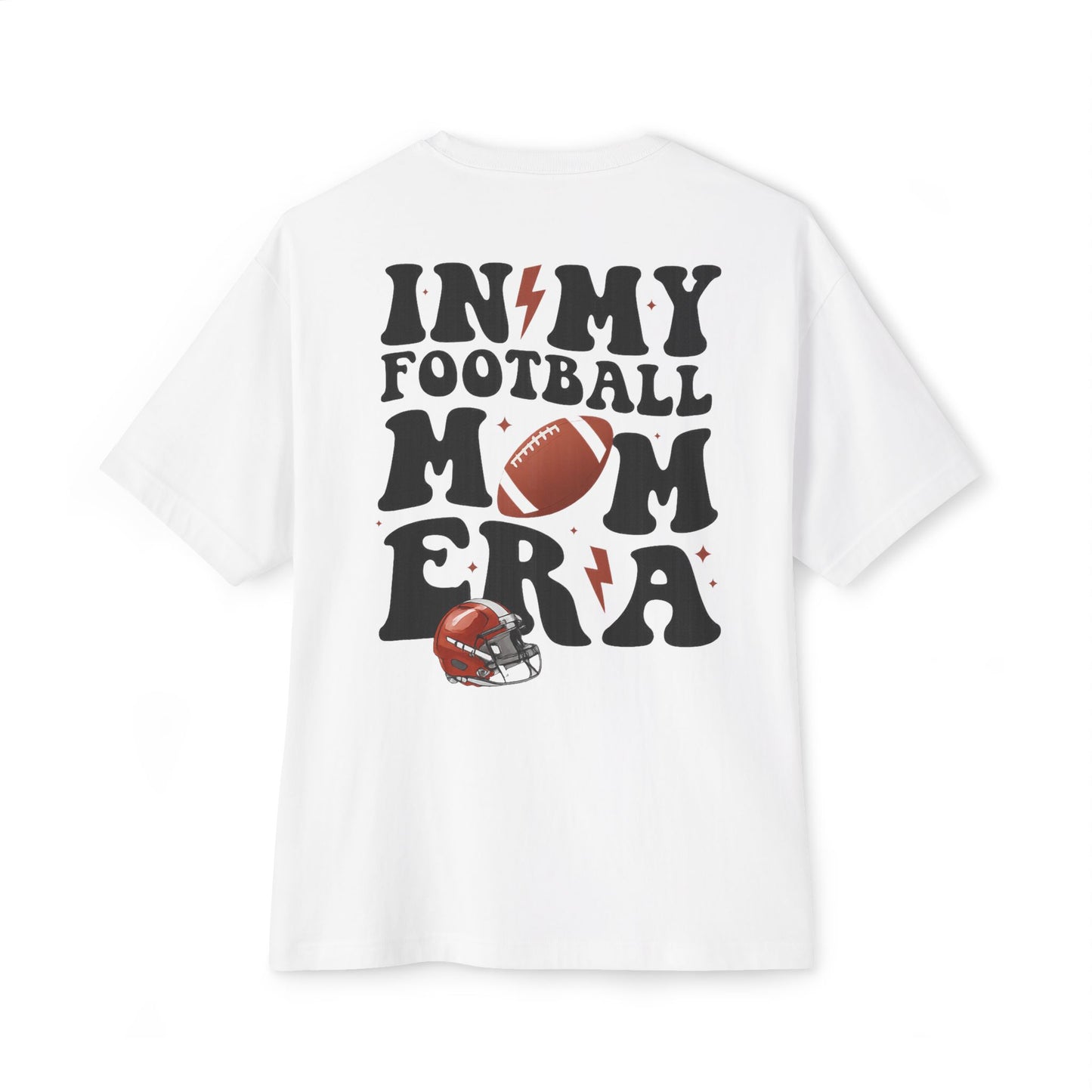 In MyFootball Mom Era Oversized Boxy Tee