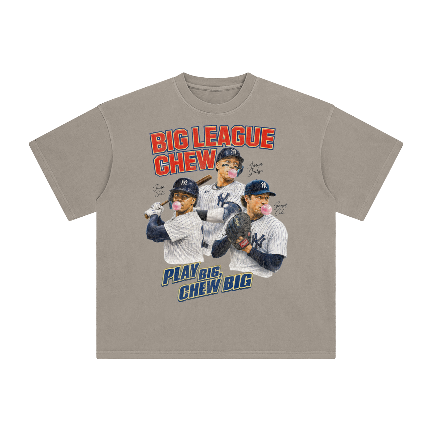 New York Big League Vintage Baseball Graphic T-Shirt