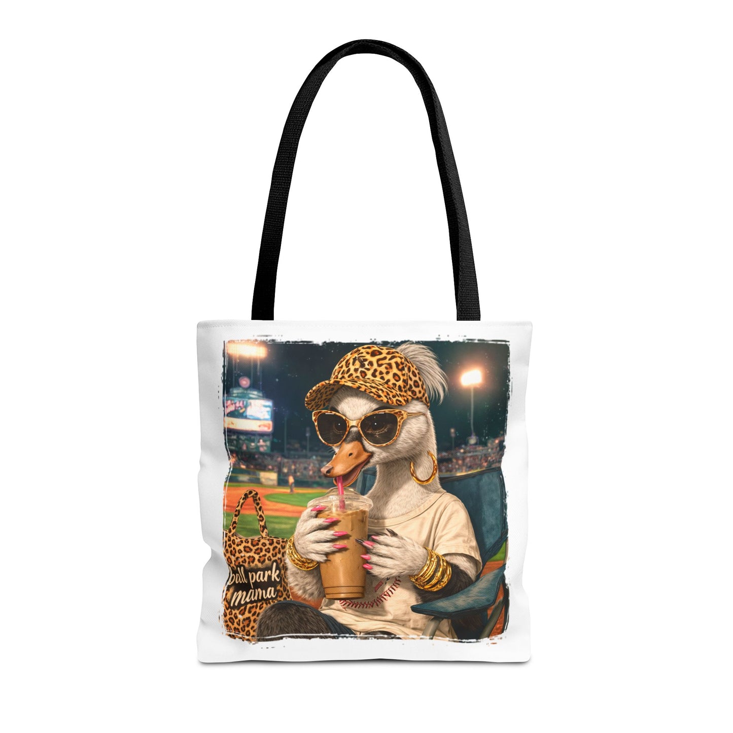 Baseball Mama Silly Goose Tote Bag