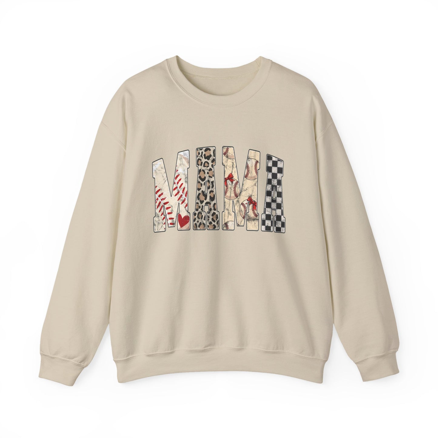 Baseball Mama Crew Neck Sweater