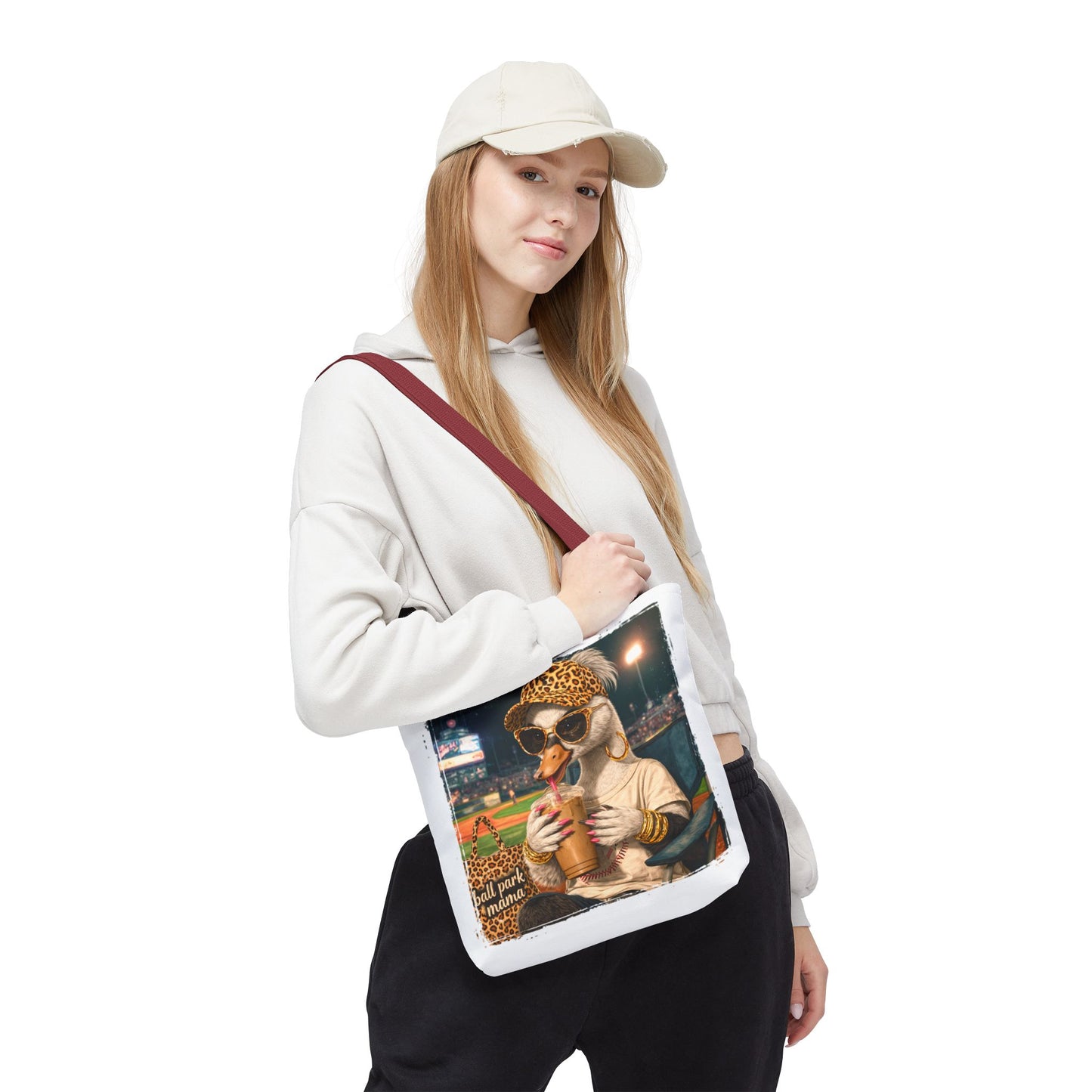 Baseball Mama Silly Goose Tote Bag