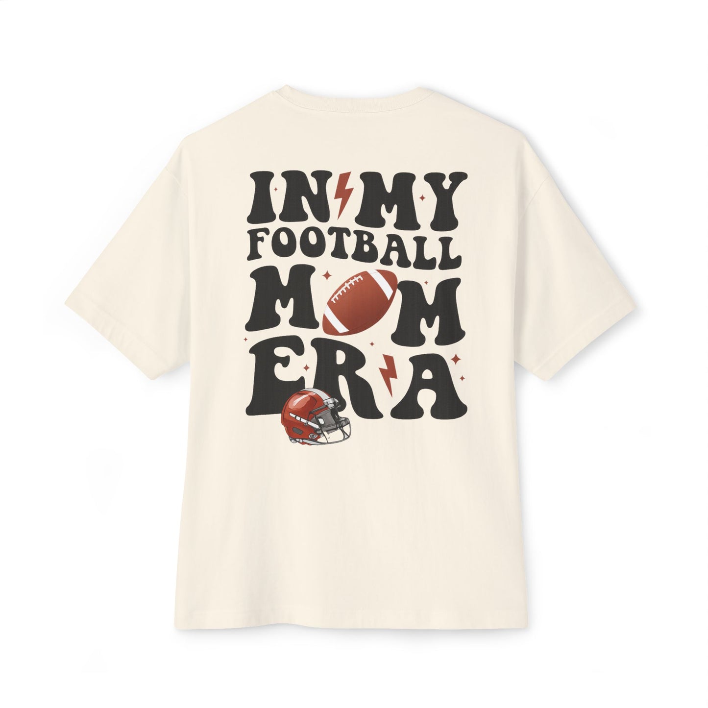 In MyFootball Mom Era Oversized Boxy Tee