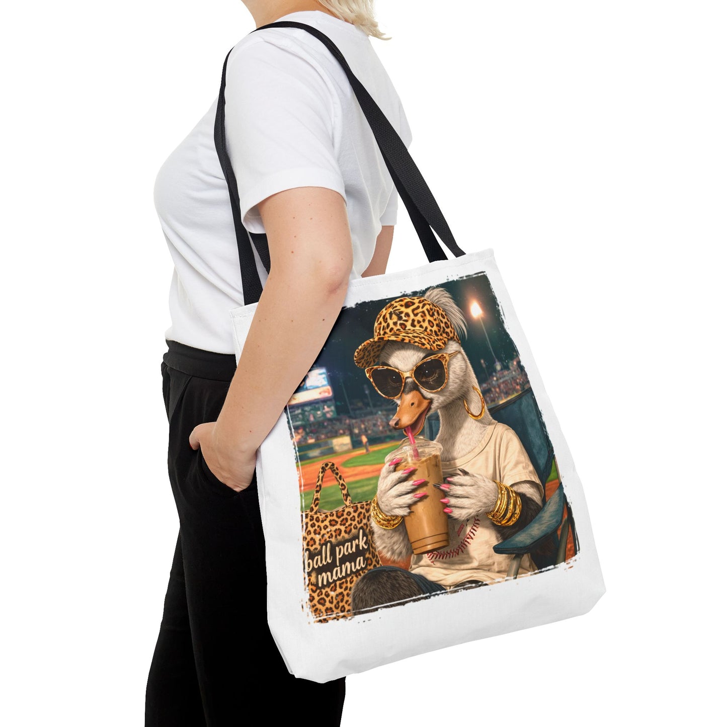 Baseball Mama Silly Goose Tote Bag