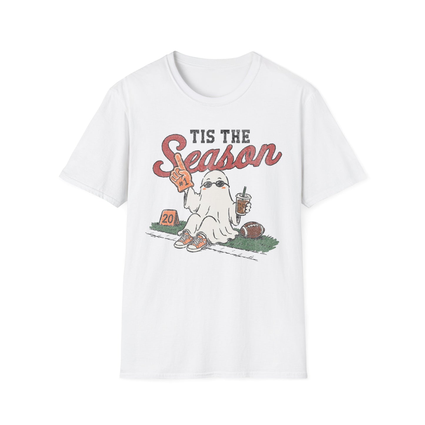 "Tis the Season" Cute Ghost Graphic Tee