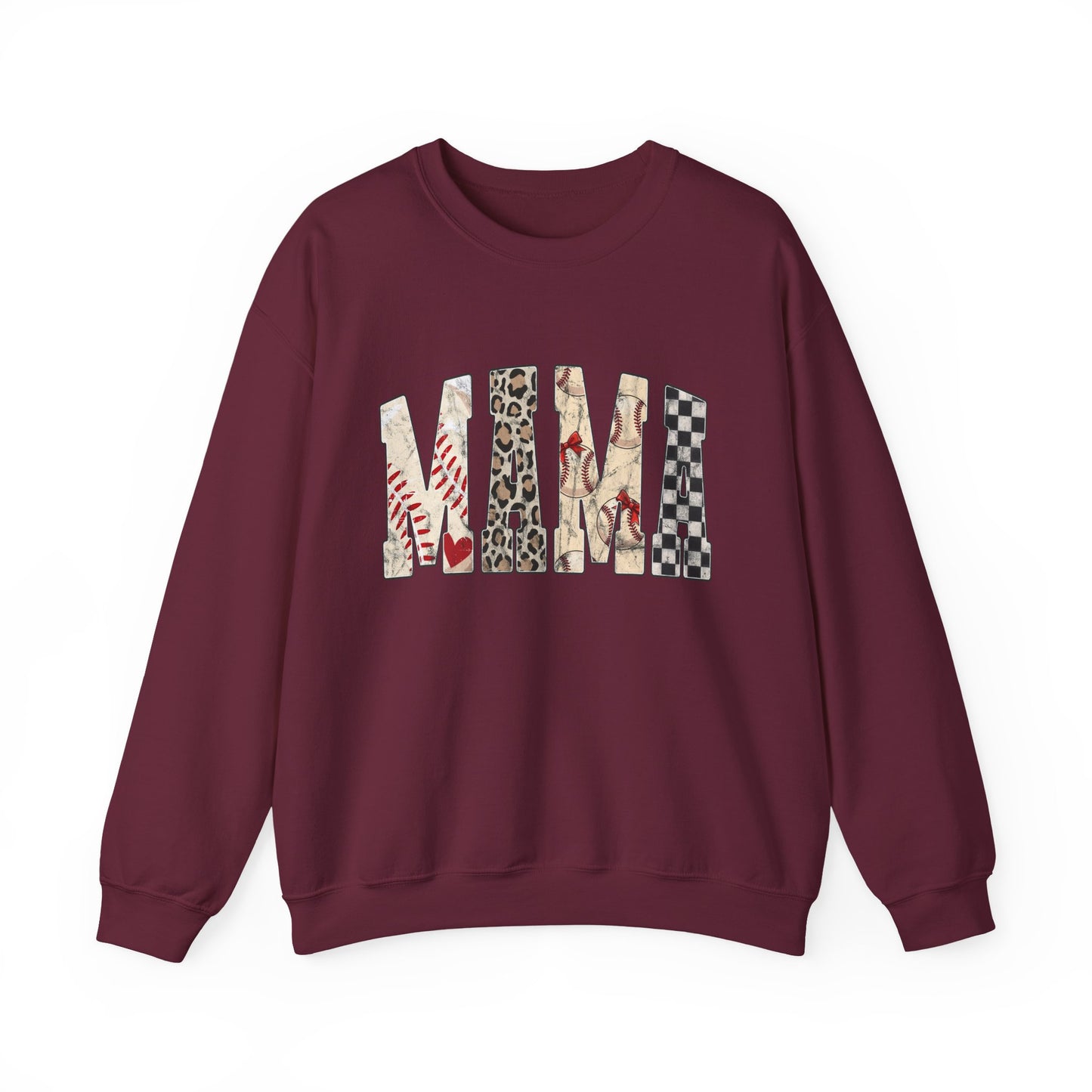 Baseball Mama Crew Neck Sweater
