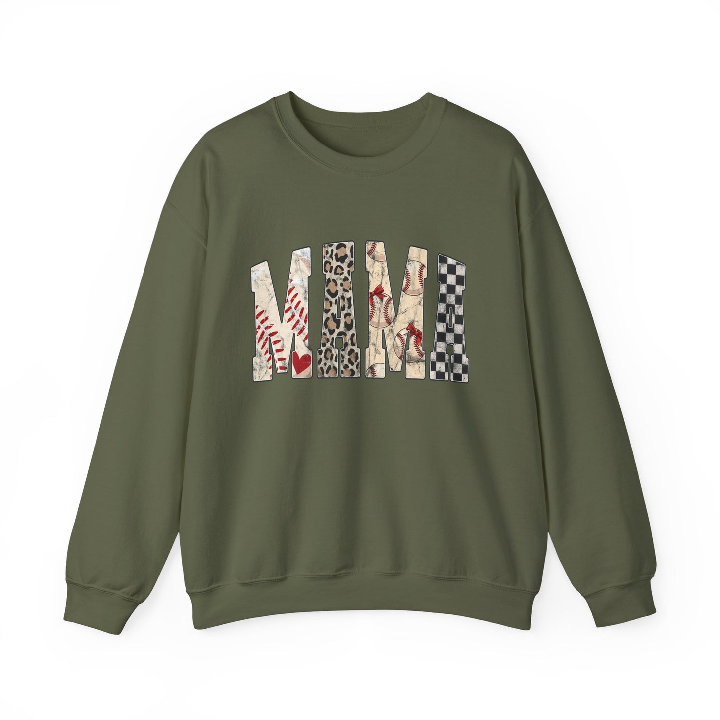 Baseball Mama Crew Neck Sweater
