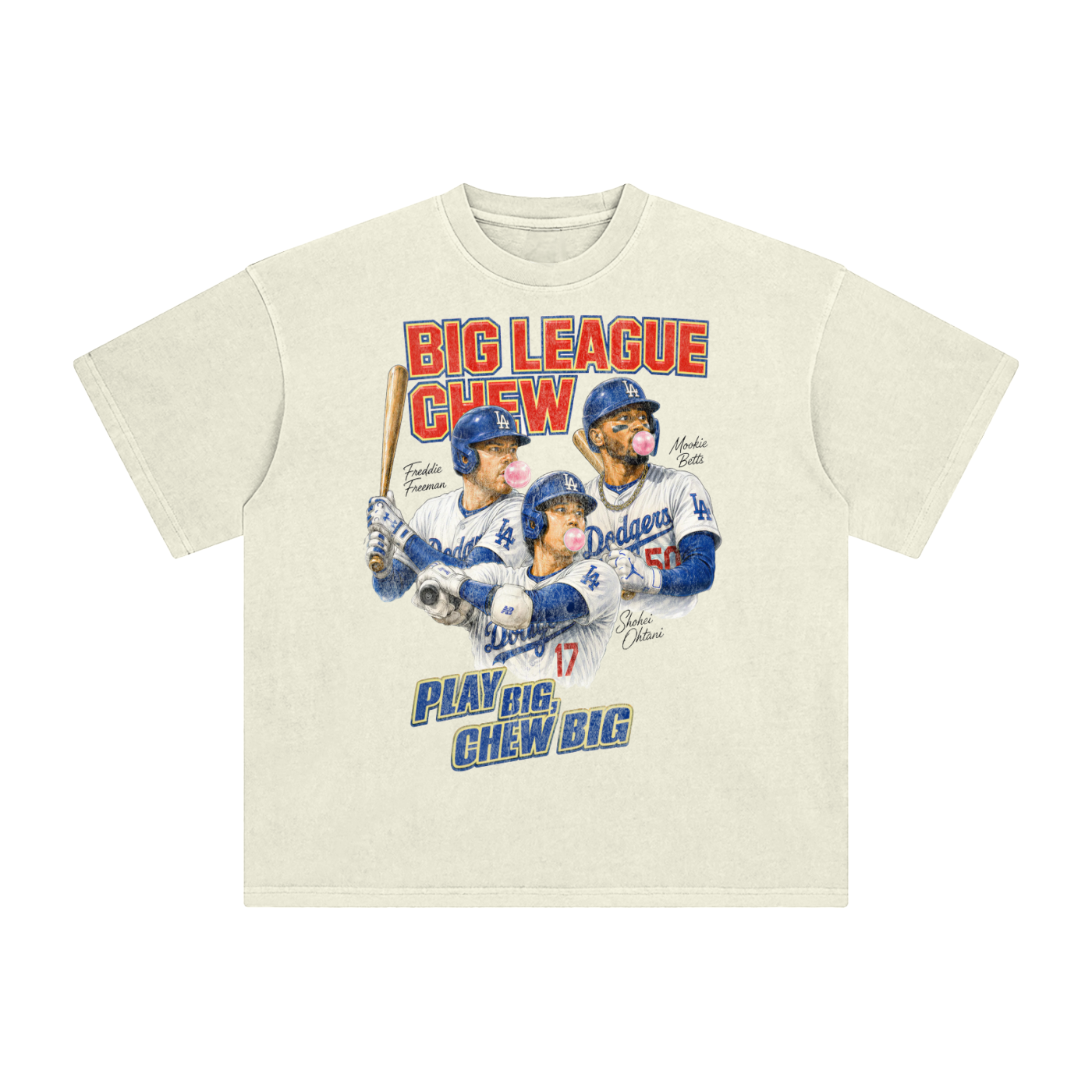 Los Angeles Big League Vintage Baseball Graphic T-Shirt