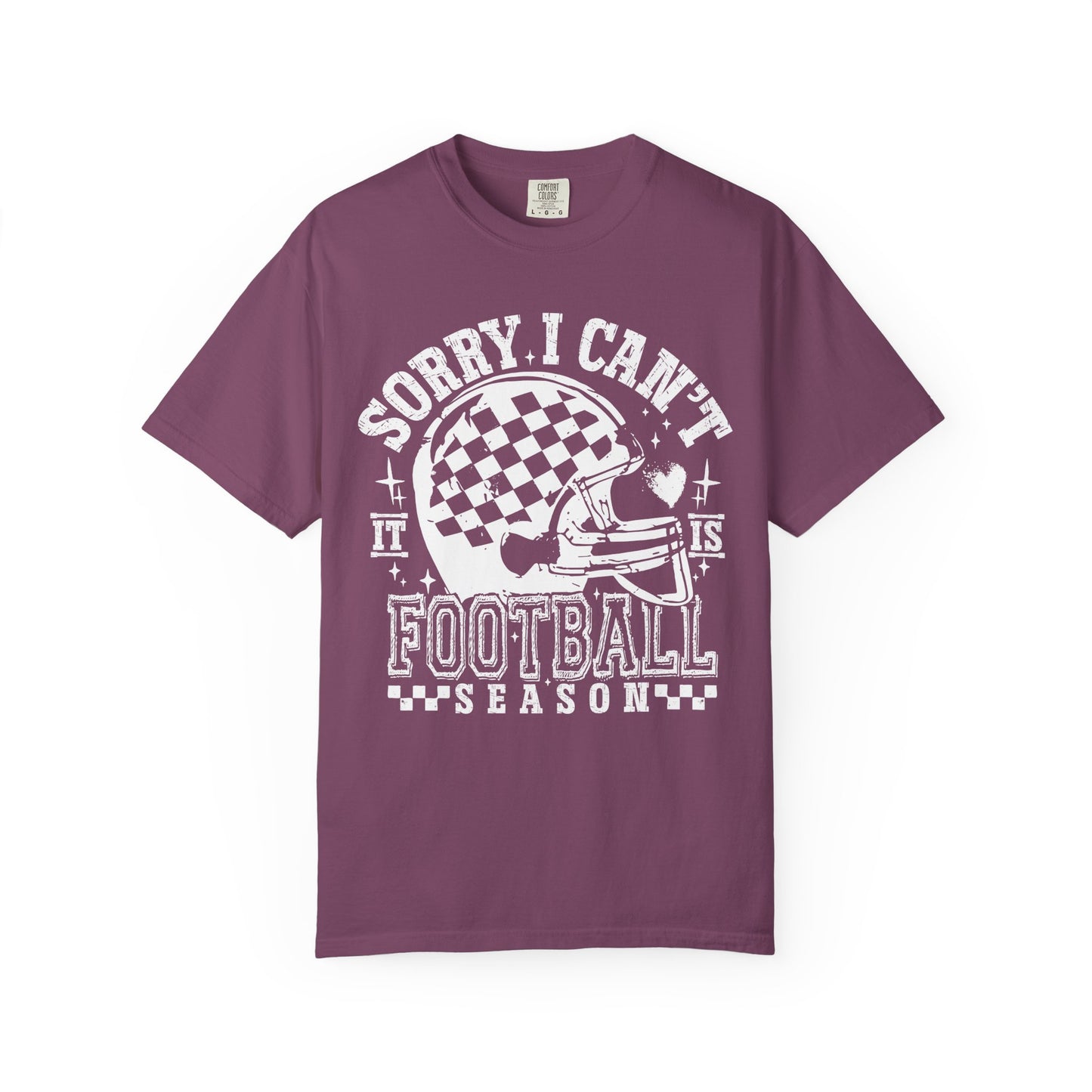 "Sorry I Can't, It's Football Season" Graphic T-Shirt