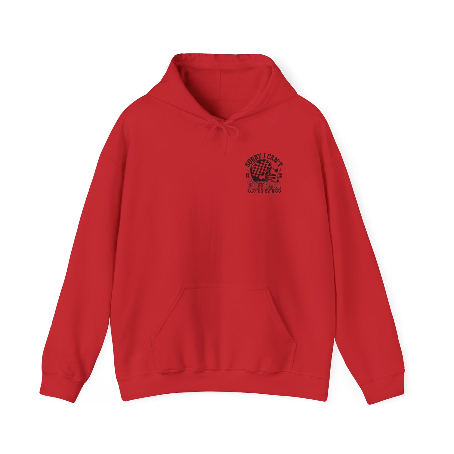 Sorry I Can't—Football Hoodie | Vintage Helmet Graphic Pullover