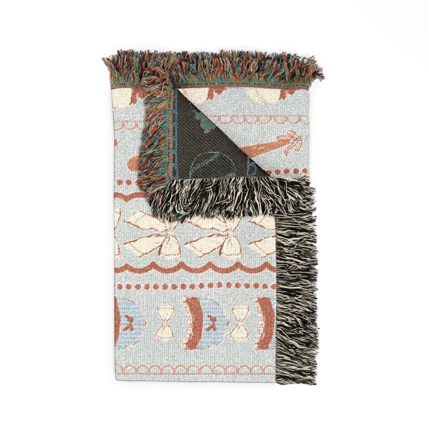 Coquette Baseball Woven Throw Blanket