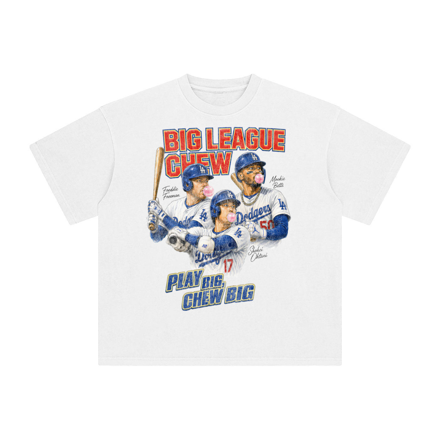 Los Angeles Big League Vintage Baseball Graphic T-Shirt