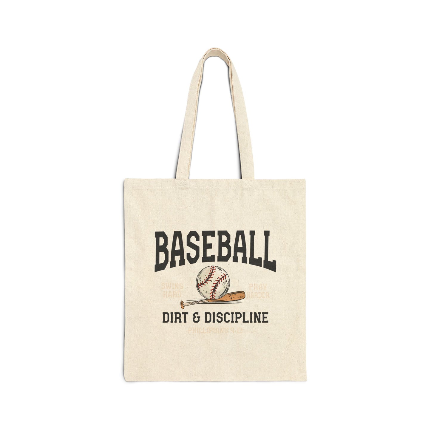 Baseball Dirt & Discipline Tote Bag
