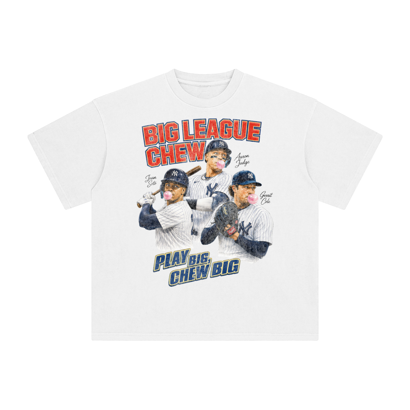 New York Big League Vintage Baseball Graphic T-Shirt