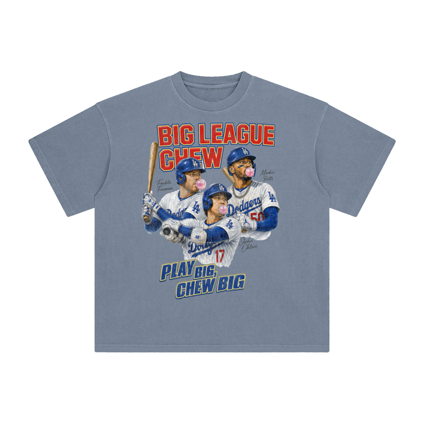 Los Angeles Big League Vintage Baseball Graphic T-Shirt